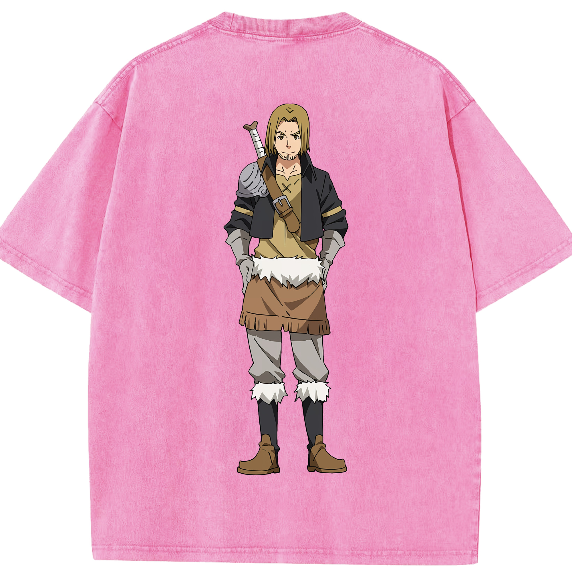（画像用） 転スラ Regarding Reincarnated to Slime 綿100% ヴィンテージ風 半袖Tシャツ（背面プリント）